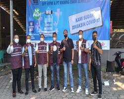 HIPMI BPC CILEGON GELAR VAKSINASI HERD KAWASAN PT KS UNTUK PERCEPATAN 