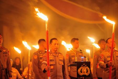 Kapolri Pimpin Renungan NilaiNilai Ksa