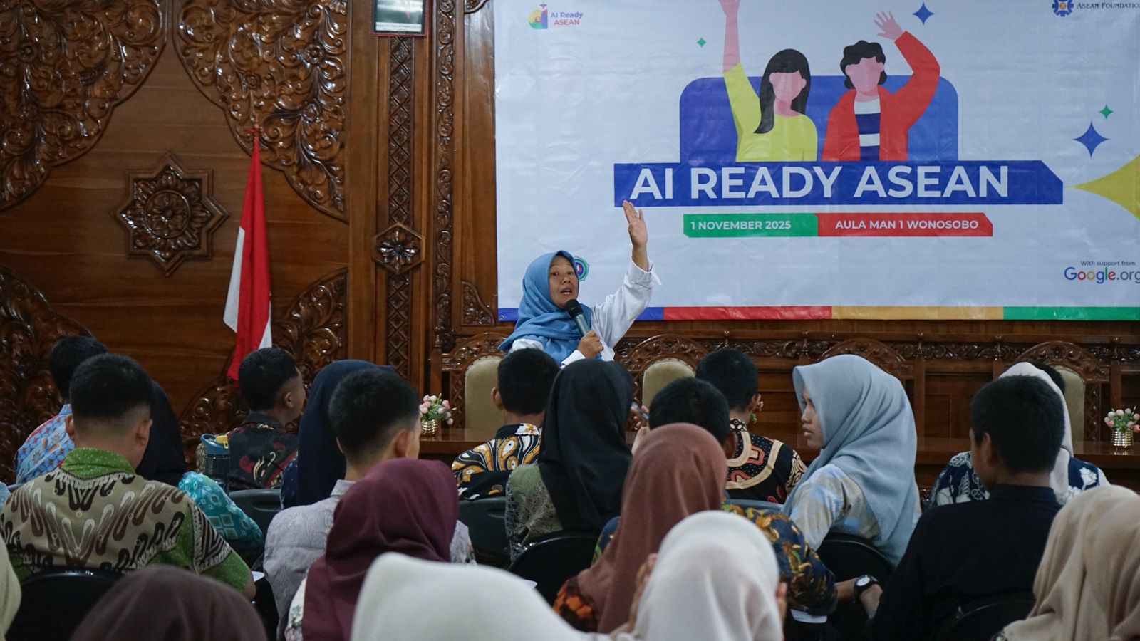 MAN 1 Wonosobo Dorong Literasi AI Melalui Program ASEAN Foundation dan Google.org